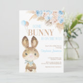 Pampas Grass Bohemian Tropical Desert Baby shower Kaart (Staand voorkant)