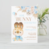 Pampas Grass Bohemian Tropical Desert Baby shower Kaart (Staand voorkant)