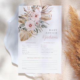 Pampas Grass Boho Baby shower Advies & Voorspellin