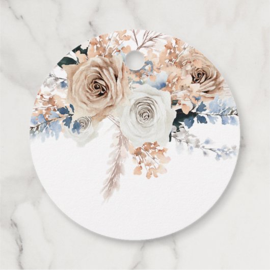 Pampas Grass Boho Baby Shower Bedankjes Labels (Achterkant)