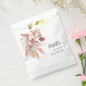 Pampas Grass Boho Botanisch Baby shower Bedankzakje (Gezegeld)