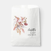 Pampas Grass Boho Botanisch Baby shower Bedankzakje (Voorkant)