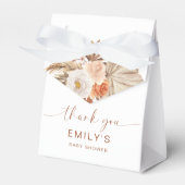 Pampas Grass Boho Dank u Desert Baby shower Bedankdoosjes (Voorkant Zijde)