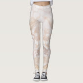 Pampas Grass Boho Dried Palms Mam Birthday Leggings (Voorkant)