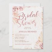 Pampas Grass Boho Floral Vrijgezellenfeest Bohemia Kaart (Voorkant)