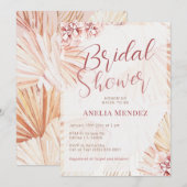 Pampas Grass Boho Floral Vrijgezellenfeest Bohemia Kaart (Voorkant / Achterkant)