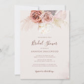 Pampas Grass Boho Herfst Vrijgezellenfeest Kaart (Voorkant)