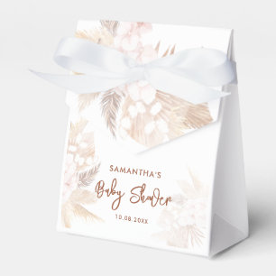 Pampas Grass Boho Meisje Baby shower Bedankdoosjes