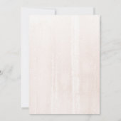 Pampas Grass Boho Meisje Baby shower Kaart (Achterkant)