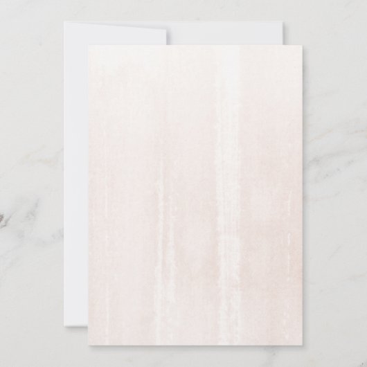 Pampas Grass Boho Meisje Baby shower Kaart (Achterkant)