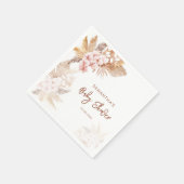 Pampas Grass Boho Meisje Baby shower Servet (Hoek)