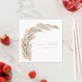 Pampas Grass Boho minimaal Servet (Insitu)