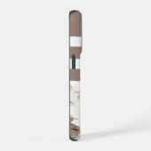 Pampas Grass Boho Monogram iPhone Hoesje (Rechterkant)