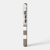 Pampas Grass Boho Monogram iPhone Hoesje (Linkerkant)