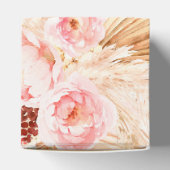 Pampas Grass boho roze bloemig baby shower Bedankdoosjes (Bovenkant)