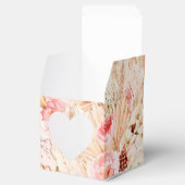 Pampas Grass boho roze bloemig baby shower Bedankdoosjes (Geopend)