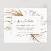 Pampas Grass Boho Save the Date (Voorkant)