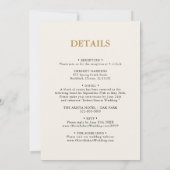 Pampas grass boho terracotta all in one Weddenscha Kaart (Achterkant)