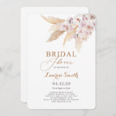 Pampas Grass boho Vrijgezellenfeest Kaart (Voorkant / Achterkant)