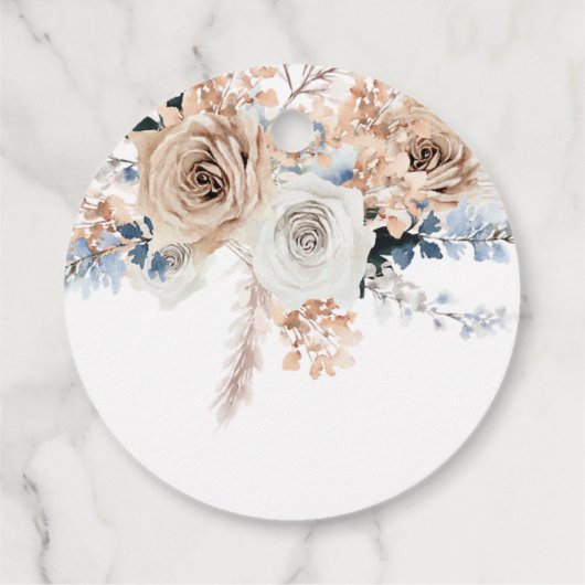 Pampas Grass Boho Wedding Bedankjes Labels (Achterkant)