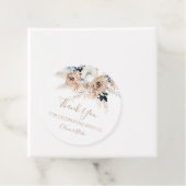 Pampas Grass Boho Wedding Bedankjes Labels (In situ)