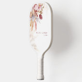 Pampas Grass Boho Wedding Party Aangepast Pickleball Paddle (Links)