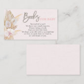 Pampas Grass Books voor Baby Informatiekaartje (Voorkant / Achterkant)