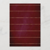 Pampas Grass Bourgogne Rode Bruiloft Informatie Informatiekaartje (Achterkant)