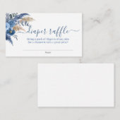 Pampas Grass Boy Luier Raffle Enclosure Kaart (Voorkant / Achterkant)