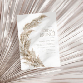 Pampas Grass Bridal Brunch Kaart