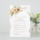 Pampas Grass Bride Advies en Wensen Vrijgezellenfe (Staand voorkant)