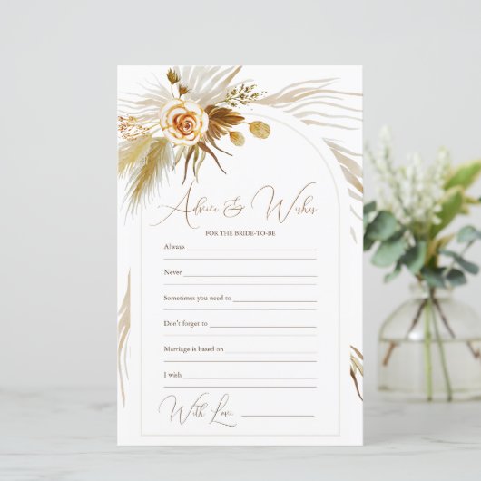 Pampas Grass Bride Advies en Wensen Vrijgezellenfe (Staand voorkant)