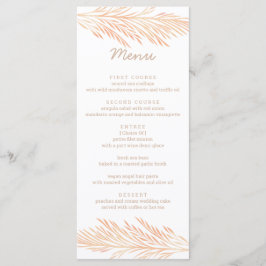 Pampas Grass Bruiloft Bloemen Trend Chique Recepti Menu