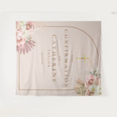 Pampas Grass Confirmation Photo Backdrop Wandkleed (Voorkant (horizontaal))