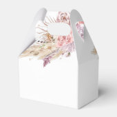 Pampas Grass Custom Bedankt Bruiloft Bedankdoosjes (Achterkant)