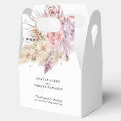 Pampas Grass Custom Bedankt Bruiloft Bedankdoosjes (Geopend)