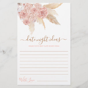 Pampas Grass Date Night-ideeën vrijgezellenfeest c