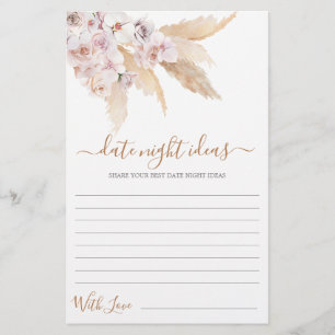 Pampas Grass Date Night-ideeën vrijgezellenfeest c