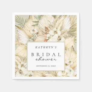 Pampas Grass Dried Flowers Boho Vrijgezellenfeest Servet