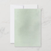 Pampas Grass Dried Foliage Wedding RSVP Kaartje (Achterkant)