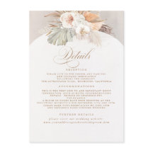 Pampas Grass Elegant Soft Pastel Weddenschap Detai
