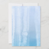 Pampas Grass en Dusty Blue Flowers Bridal Brunch Kaart (Achterkant)