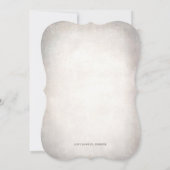 Pampas Grass en groen Bruidsmeisje Voorstel Kaart (Achterkant)