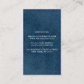 Pampas Grass en Rust Terracotta Flowers Botanisch Visitekaartje (Achterkant)