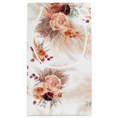 Pampas Grass en Terracotta Bloemen Exotische Parti Klein Cadeauzakje (Achterkant)