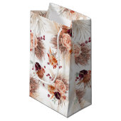 Pampas Grass en Terracotta Bloemen Exotische Parti Klein Cadeauzakje (Voorkant Gekanteld)