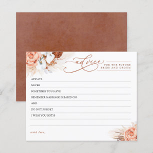 Pampas Grass en Terracotta Flowers Advice Kaart