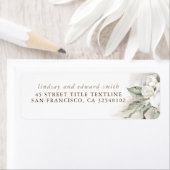 Pampas Grass en White Flowers Boho Etiket (Insitu)