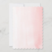 Pampas Grass en witte orchideeën repetitie diner Kaart (Achterkant)