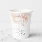 Pampas Grass Exotic Vrijgezellenfeest Papieren Bekers (Voorkant)